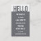 Casual Hello Mommy Card / Calling Card