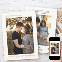 Casual Note to Say 2 Vertical Photo Pregnancy