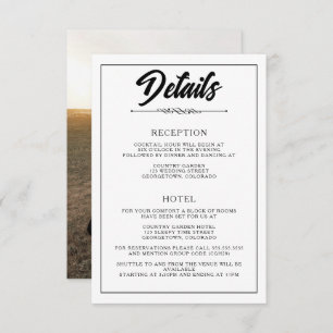 Casual Photo Enclosure Card