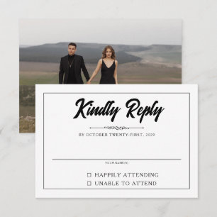 Casual Photo RSVP Card