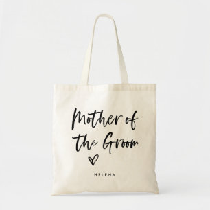 Casual Script Chic Simple Mother of the Groom Tote Bag