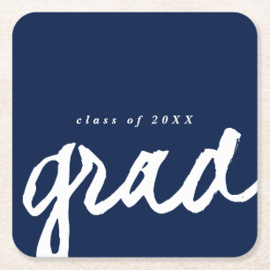 Casual script   Graduation Coasters