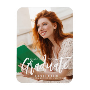 Casual Script   Magnet de Faire-part de diplôme