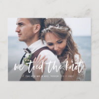 Casual Script | Photo Elopement Announcement