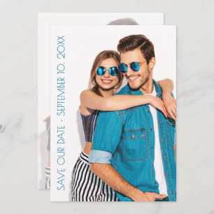 Casual Script Photo Wedding Save The Date