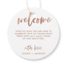 Casual Script | Wedding Welcome Gift Bag or Basket