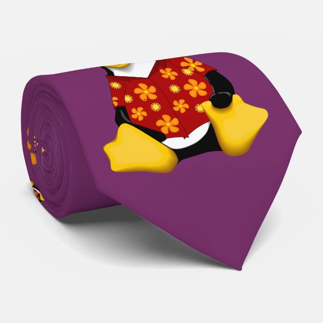 Casual Tux Hawaiian Tie (Rolled)