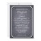 Casual Vintage Chalkboard Wedding Invitations