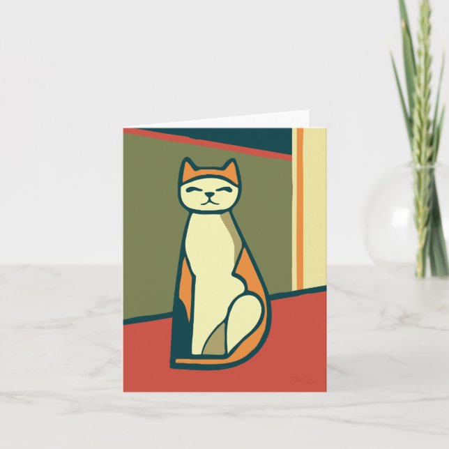 Cat #001 by Phillip Clark • PerfectlyHank.com Card (Front)