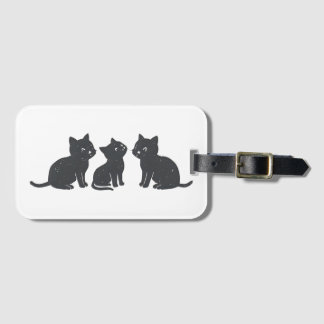 Cat (1) luggage tag