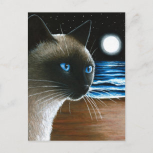 Cat 396 Siamese Postcard