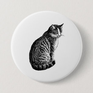 Cat 3 Inch Round Button