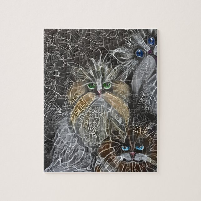 Cat 3 - Photobomb Jigsaw Puzzle (Vertical)