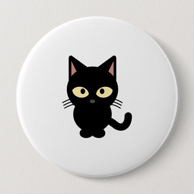 cat 4 inch round button (Front)