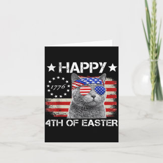 Cat 4th of July s Meowica Merica Men USA American Card