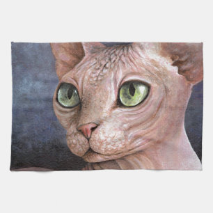 Cat 578 Sphynx Kitchen Towel