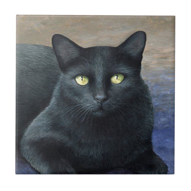 Cat 621 black cat tile (Front)