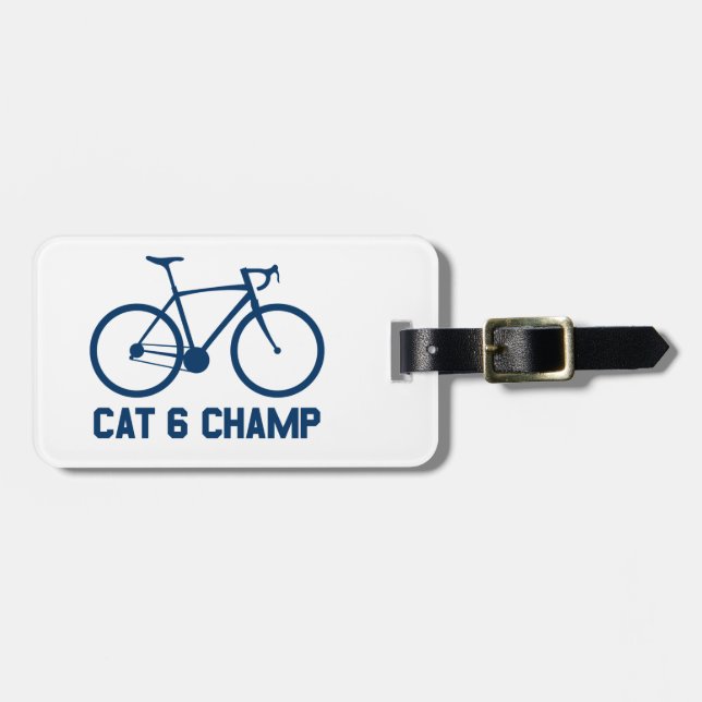 CAT 6 Champ Luggage Tag (Front Horizontal)