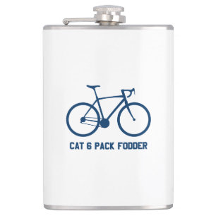 CAT 6 Pack Fodder Hip Flask