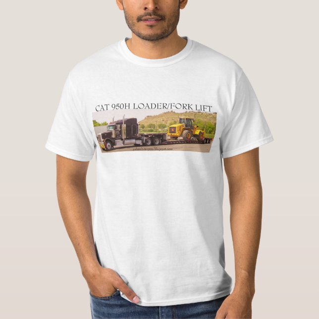 CAT 950H LOADER/FORK LIFT T-Shirt (Front)