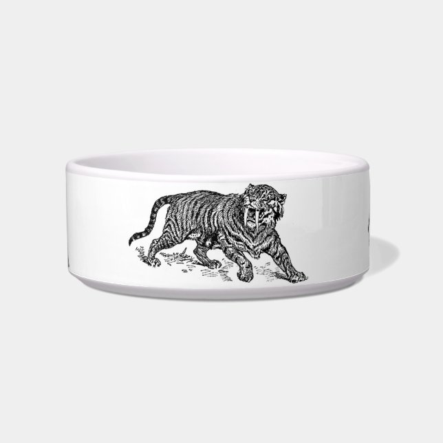 Cat-A-Copia Custom "How The Housecat Sees Herself" Bowl (Front)