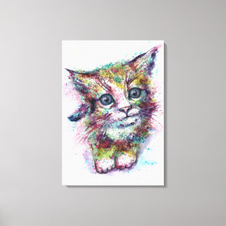 Cat abstract Fantasy Canvas Print