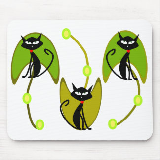 CAT ABSTRACT mousepad