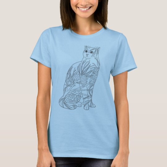 Cat Adobe Illustrator T-Shirt
