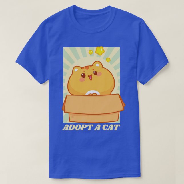 Cat adopt a cat T-Shirt (Design Front)