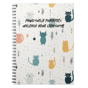 Cat Adventures Spiral-Bound Notebook