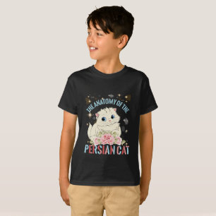 cat aesthetic,The Anatomy Of The Persian Cat T-Shirt