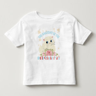 cat aesthetic,The Anatomy Of The Persian Cat Toddler T-shirt