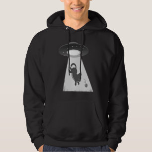 Cat Alien Kidney UFO We make yarn Hoodie