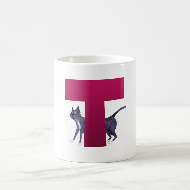 Cat Alphabet L Mug (Centre)