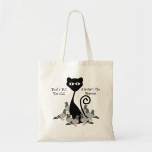 Cat Amongst The Pigeons Tote Bag