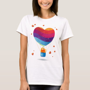 Cat and Ballon of Love T-Shirt