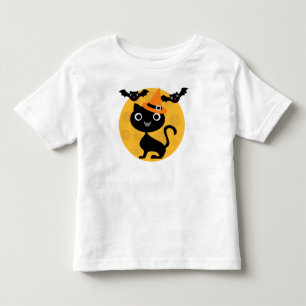 Cat and Bats Halloween T-shirts and Gifts