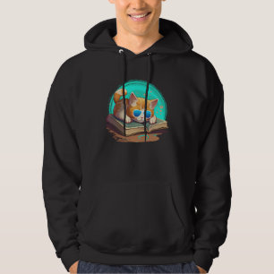 Cat  and Bookworm Book  Books and Cat fans  1 Hoodie