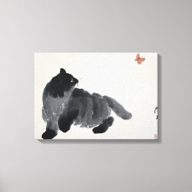 Cat and Butterfly Canvas (Front)