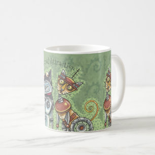 Cat And Dog Robots MUG *Customize