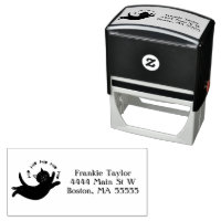 Cat and Fishbones Personalized