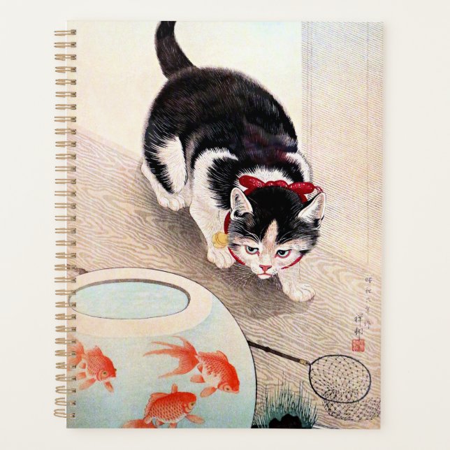 Cat and Goldfish Bowl Planner (Front)