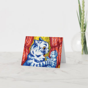 Cat and Her Kittens Invitation