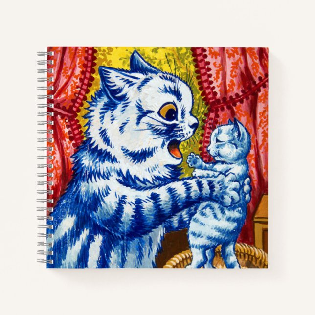 Cat and Her Kittens Notebook (Front)