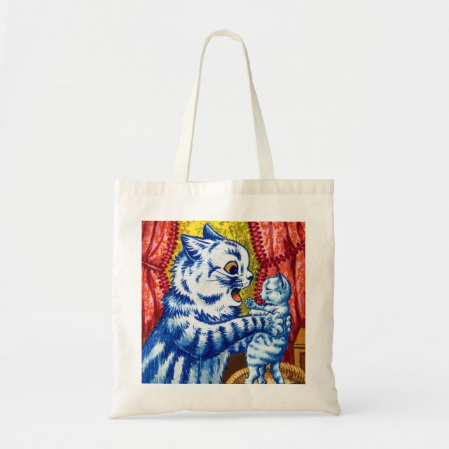 Cat and Her Kittens Tote Bag (Front)