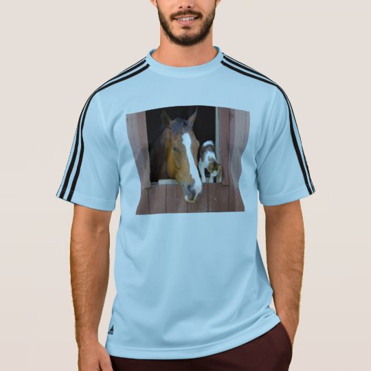 Cat and horse - horse ranch - horse lovers T-Shirt