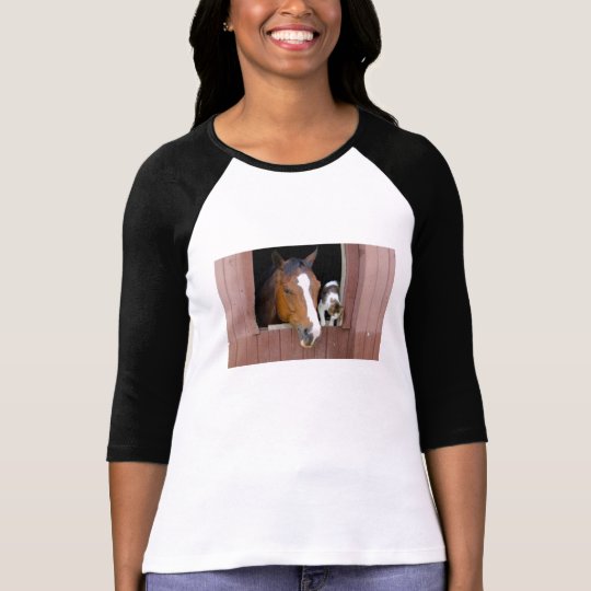 Cat and horse - horse ranch - horse lovers T-Shirt