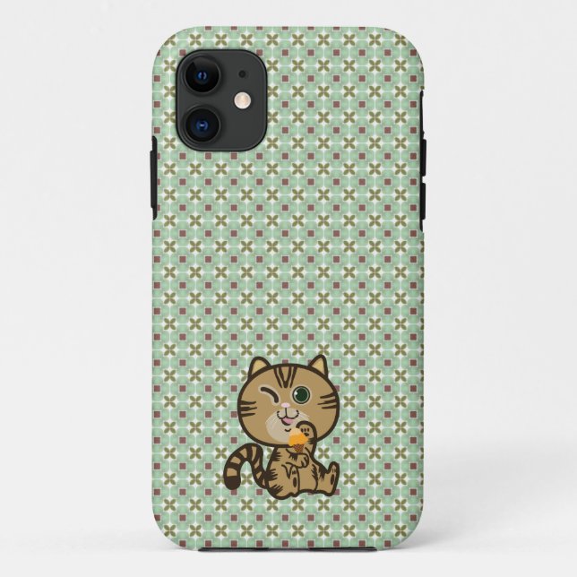 cat and ice-cream Case-Mate iPhone case (Back)