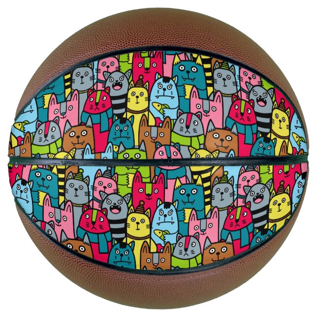 Cat and kittens basketball (Front)