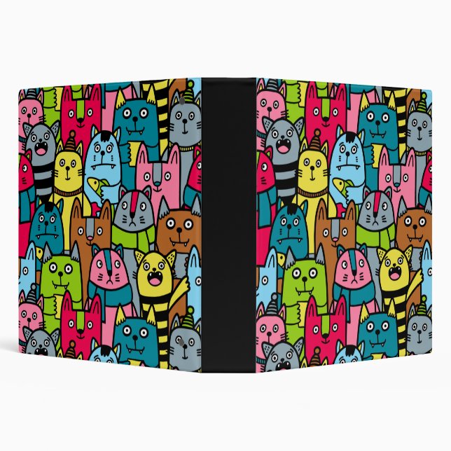 Cat and kittens binder (Background)